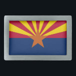 Fivela de cinto com a bandeira do estado da<br><div class="desc">Fivela de cinto elegante com a bandeira da arizona. Os Estados Unidos da América. Este produto seu customizável.</div>
