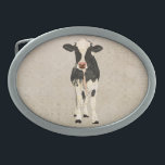 Fivela de cinto da vaca do ônix & do marfim<br><div class="desc">O design pelo rei ©2013 de Nicole projeta disponível</div>