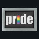 Fivela de cinto do orgulho gay<br><div class="desc">Fivela de cinto do orgulho gay
Fundo customizável.</div>