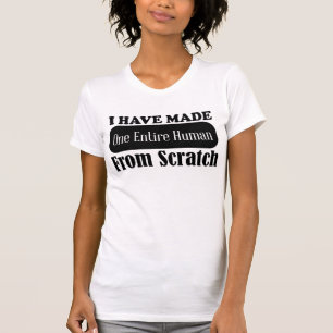 Fiz Um Dia de as mães de camiseta humana inteiro