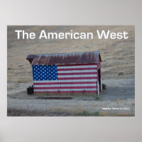 Flag Barn - O Oeste Americano - Poster
