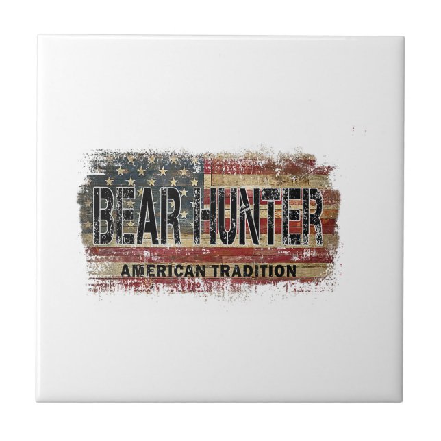 Flag Bear Hunter americano (Frente)