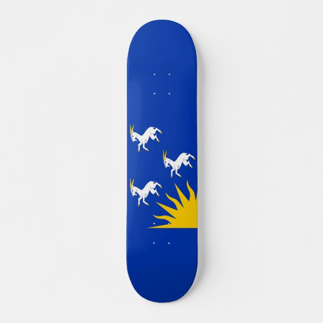 Flag de Merionethshire Skateboard (Frente)
