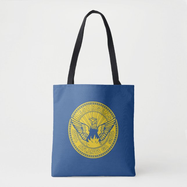 Flag of Atlanta, Georgia Tote Bag (Frente)