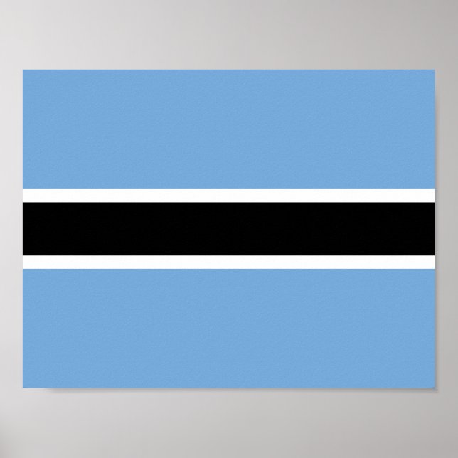 Flag of Botswana  Poster (Frente)