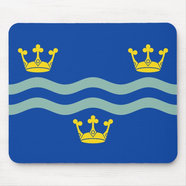 Flag of Cambridgeshire Mouse Pad (Frente)