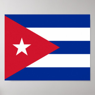 Flag of Cuba Poster