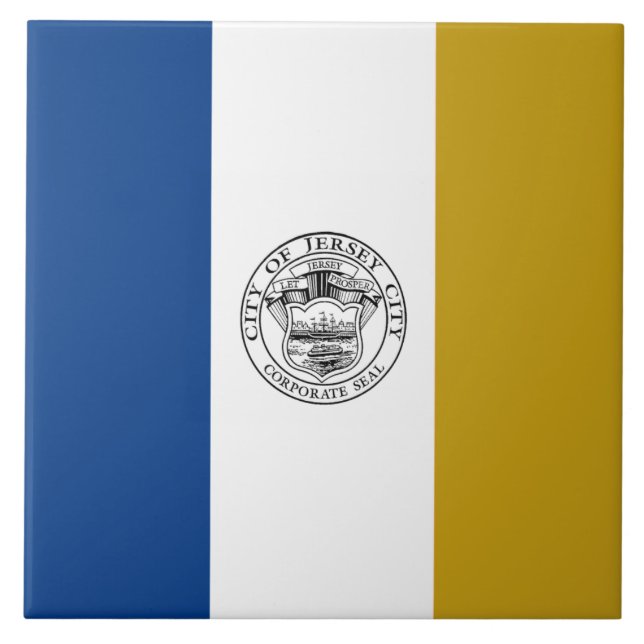 Flag of Jersey City (Nova Jersey) (Frente)