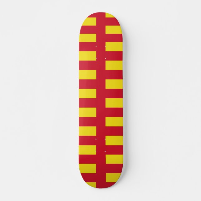 Flag of Northumberland Skateboard (Frente)
