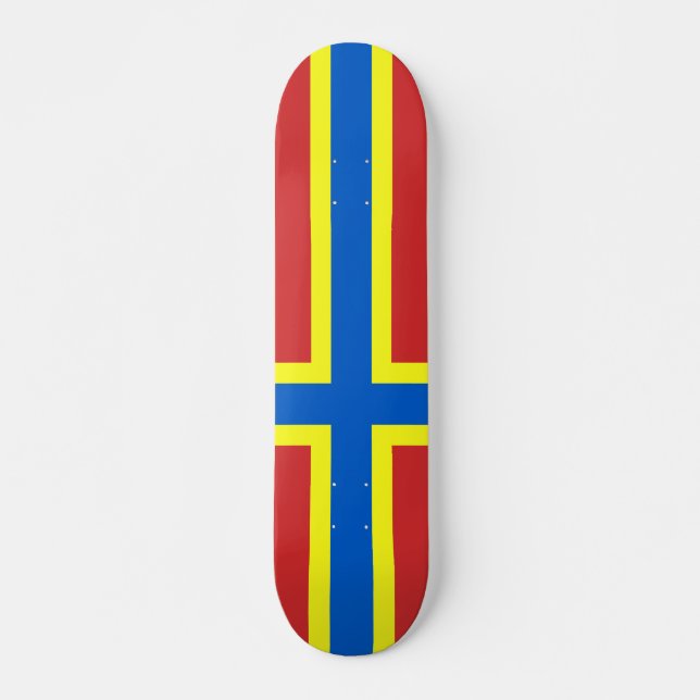 Flag of Orkney Skateboard (Frente)