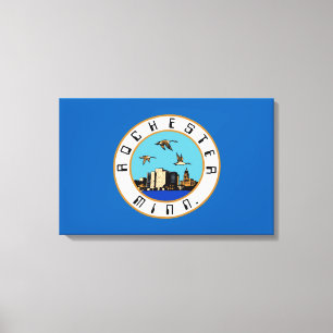 Flag of Rochester (Minnesota) Canvas Print