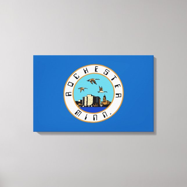 Flag of Rochester (Minnesota) Canvas Print (Frente)