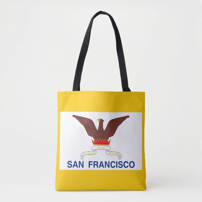 Flag of San Francisco, California Tote Bag (Frente)