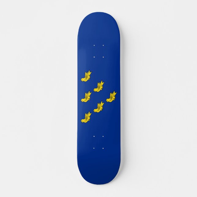 Flag of Sussex Skateboard (Frente)