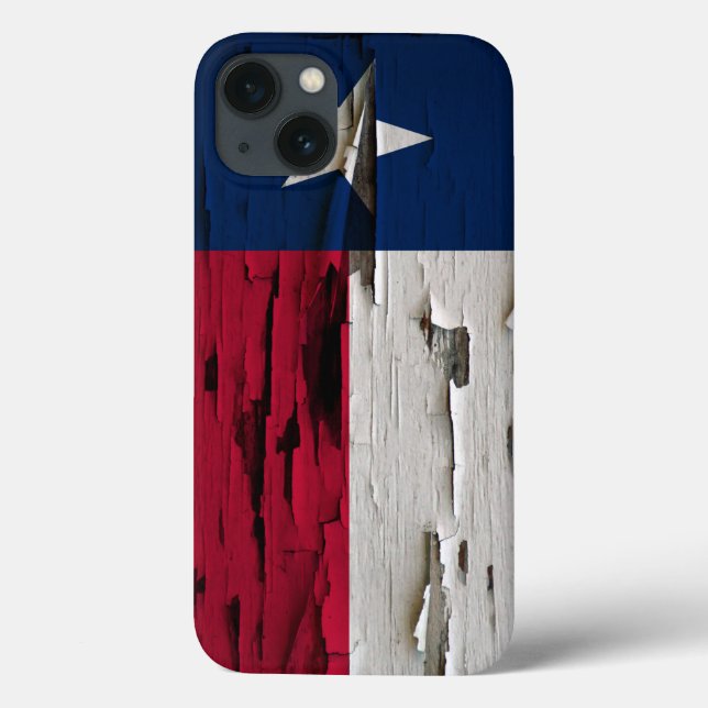 Flag of Texas Paint Peel Look (Verso)