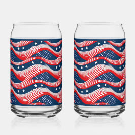Flag Soda Glass