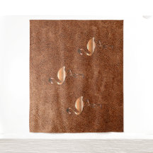 Flair Dourado Flamingo Tapeçaria