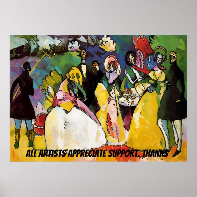 Flambeau no Poster do Partido Mardi Gras (Frente)