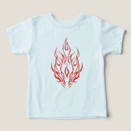 Flame Spirit Face | Tribal Fire Silhouette Art