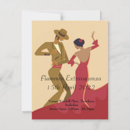 Flamenco Dancers Red Vress