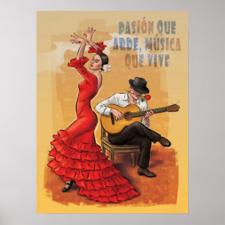 Flamenco Passion - Poster de Arte Espanhola
