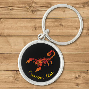 Flames Scorpion Chaveiro