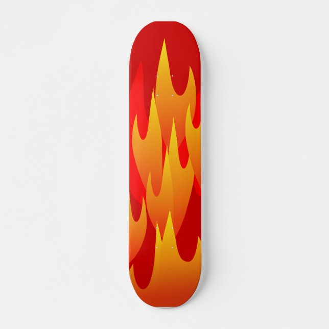Flames Skateboard (Frente)