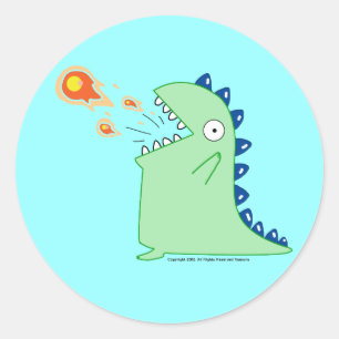 Flamey as etiquetas do dragão