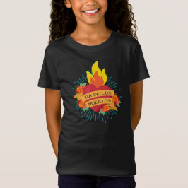 Flaming Heart Dia de los Muertos | Camiseta