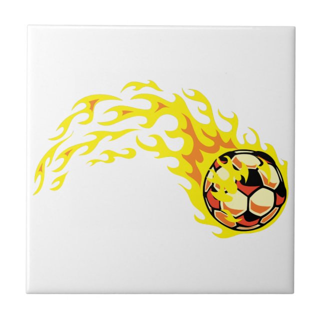 Flaming' Soccer Ball (Frente)