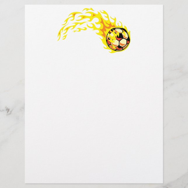Flaming' Soccer Ball (Frente)