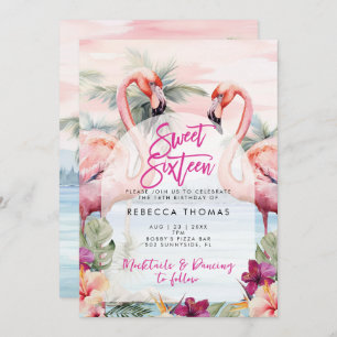 Flamingo Beach, doce 16 convites de festas