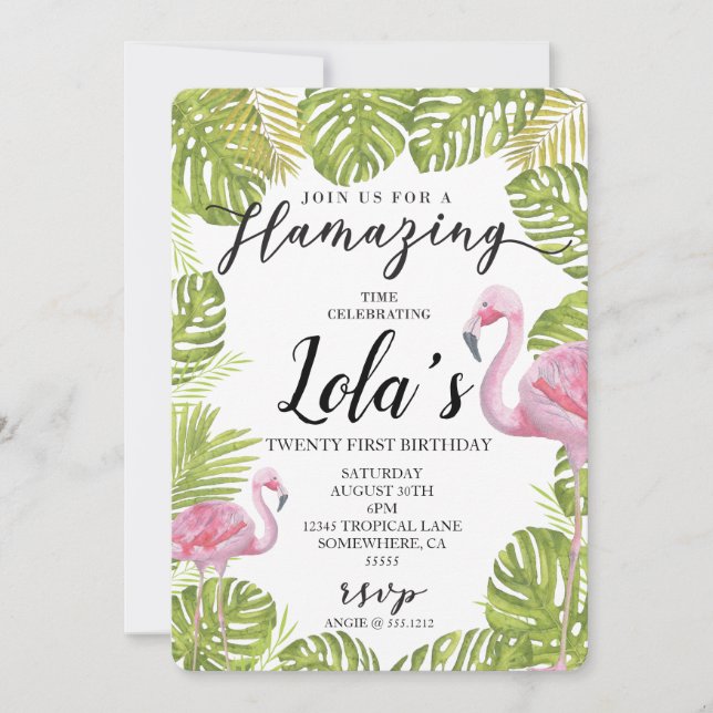 FLAMINGO CONVITE (Frente)