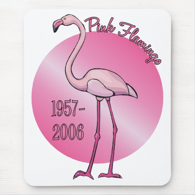Flamingo cor-de-rosa Mousepad (Frente)
