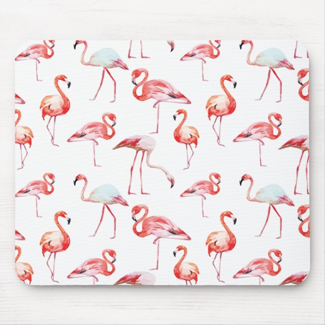 Flamingo cor-de-rosa Mousepad (Frente)