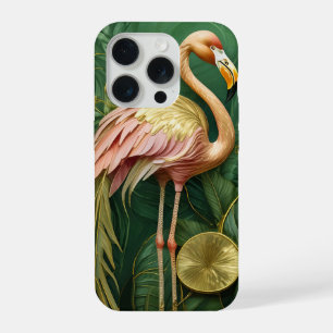 Flamingo Corado Reluzente Dourado, Elegante