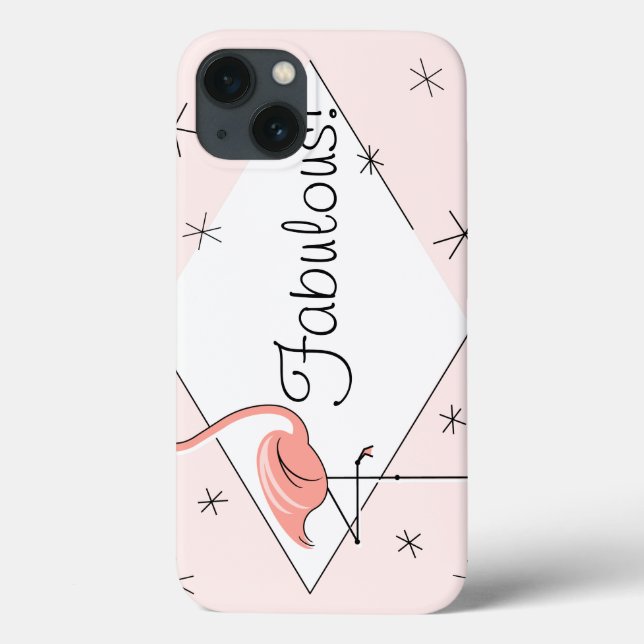 Flamingo Diamond 'Fabuloso!' Mini caso do iPad (Verso)