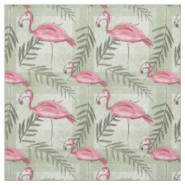 Flamingo e Tecido rosa