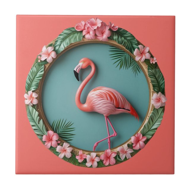 Flamingo em Equilíbrio (Frente)