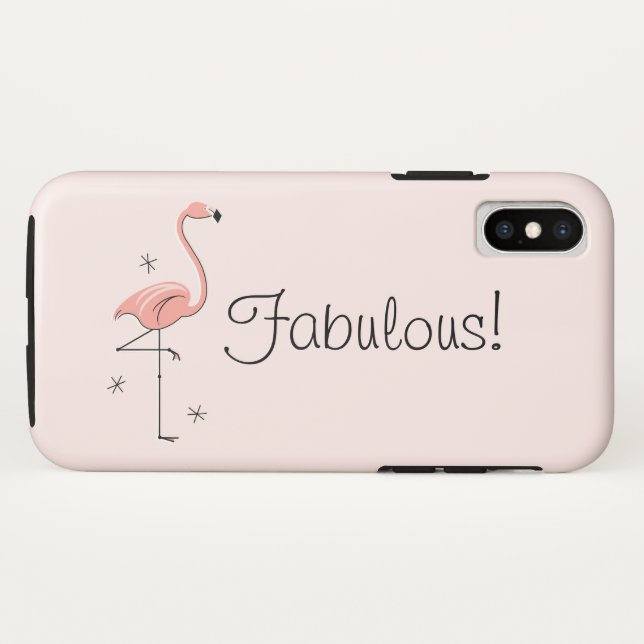 Flamingo 'Fabuloso!' capas de iphone (Verso (Horizontal))