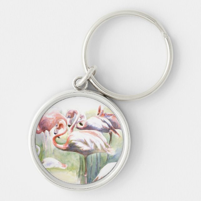 Flamingo Fiesta Chaveiro (Frente)