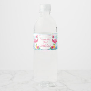 Flamingo Flamingle Party - Rótulos de Garrafas de 