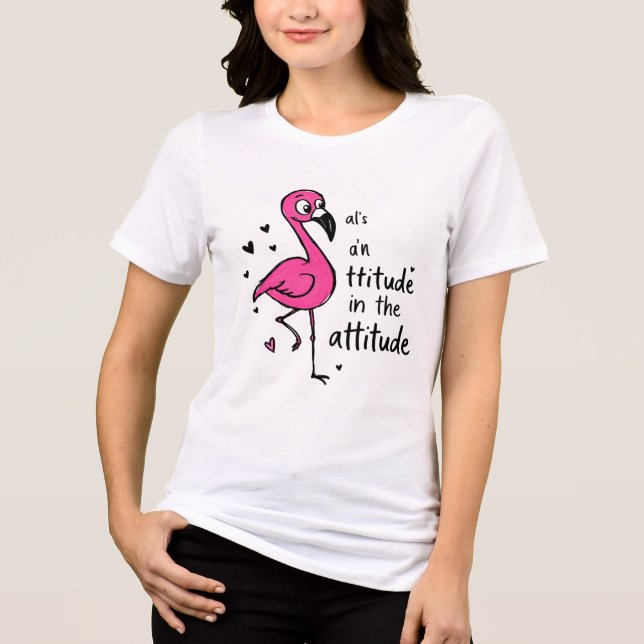 Flamingo Fun - Vibrant Tropical Bird Art para Natu (Frente)