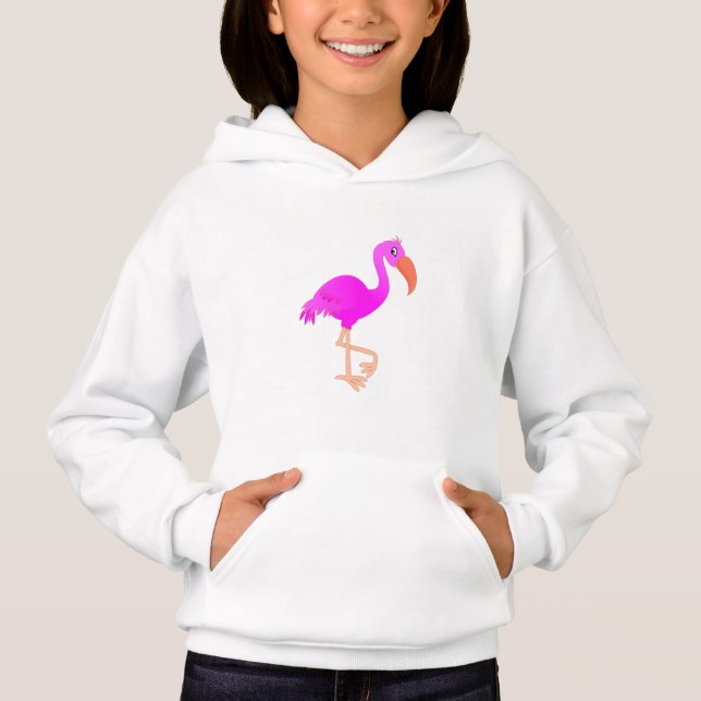 Flamingo Hoodie Rosa (Frente)