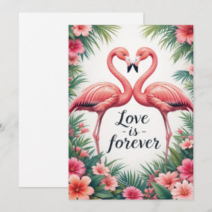 Flamingo Love Tropical Decor