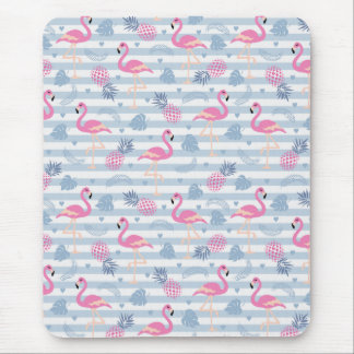 Flamingo Mousepad - Rosa e Azul