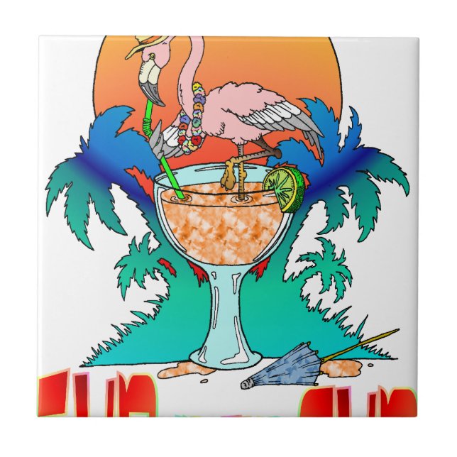 Flamingo no Sol (Frente)