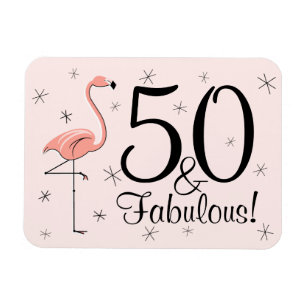 Flamingo Pink 50 e ímã fabuloso flexível