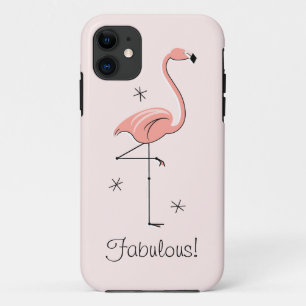 Flamingo Pink 'Fabuloso!' capas de iphone