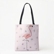 Flamingo Pink por todo o bolsa rosa